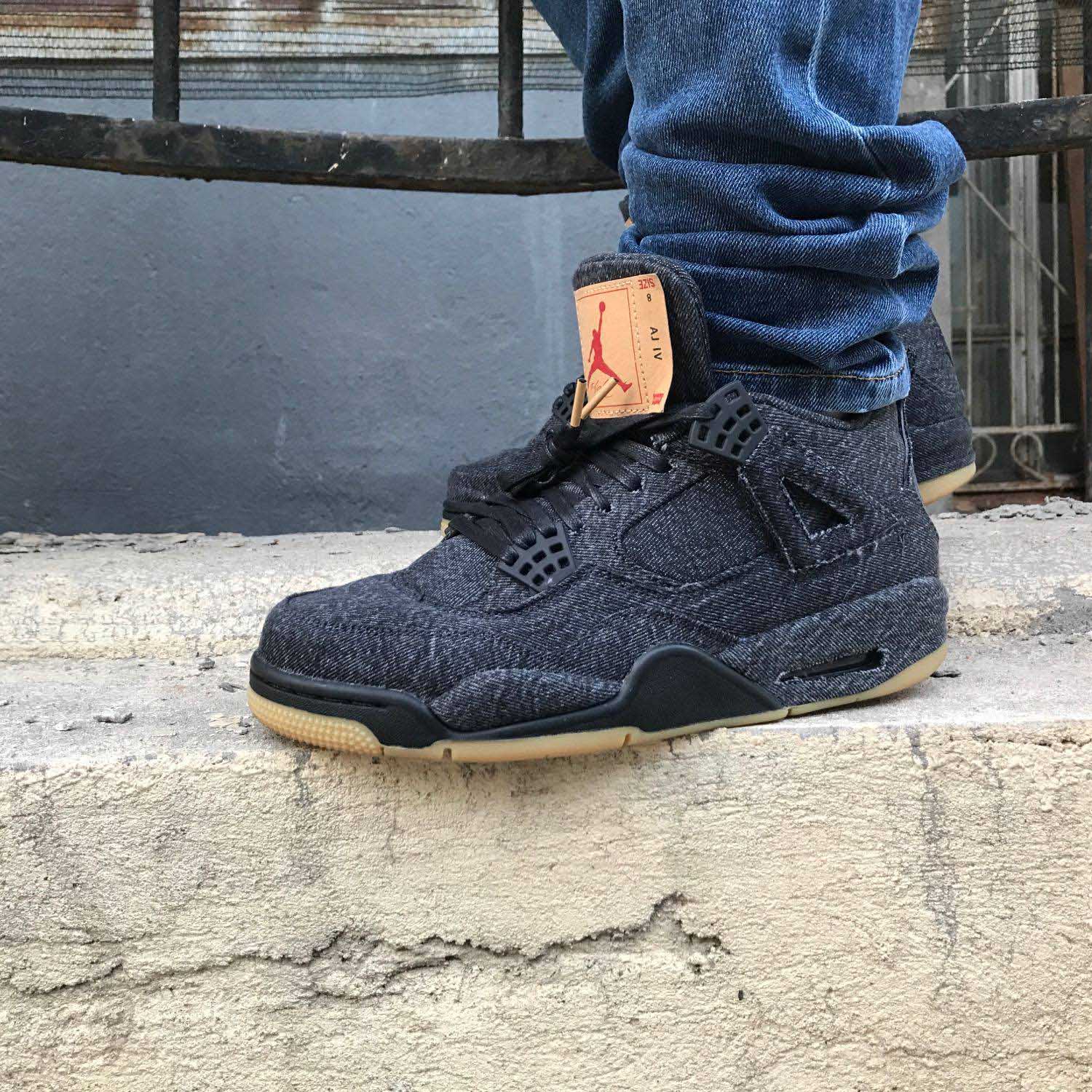 jordan 4 retro levi's denim