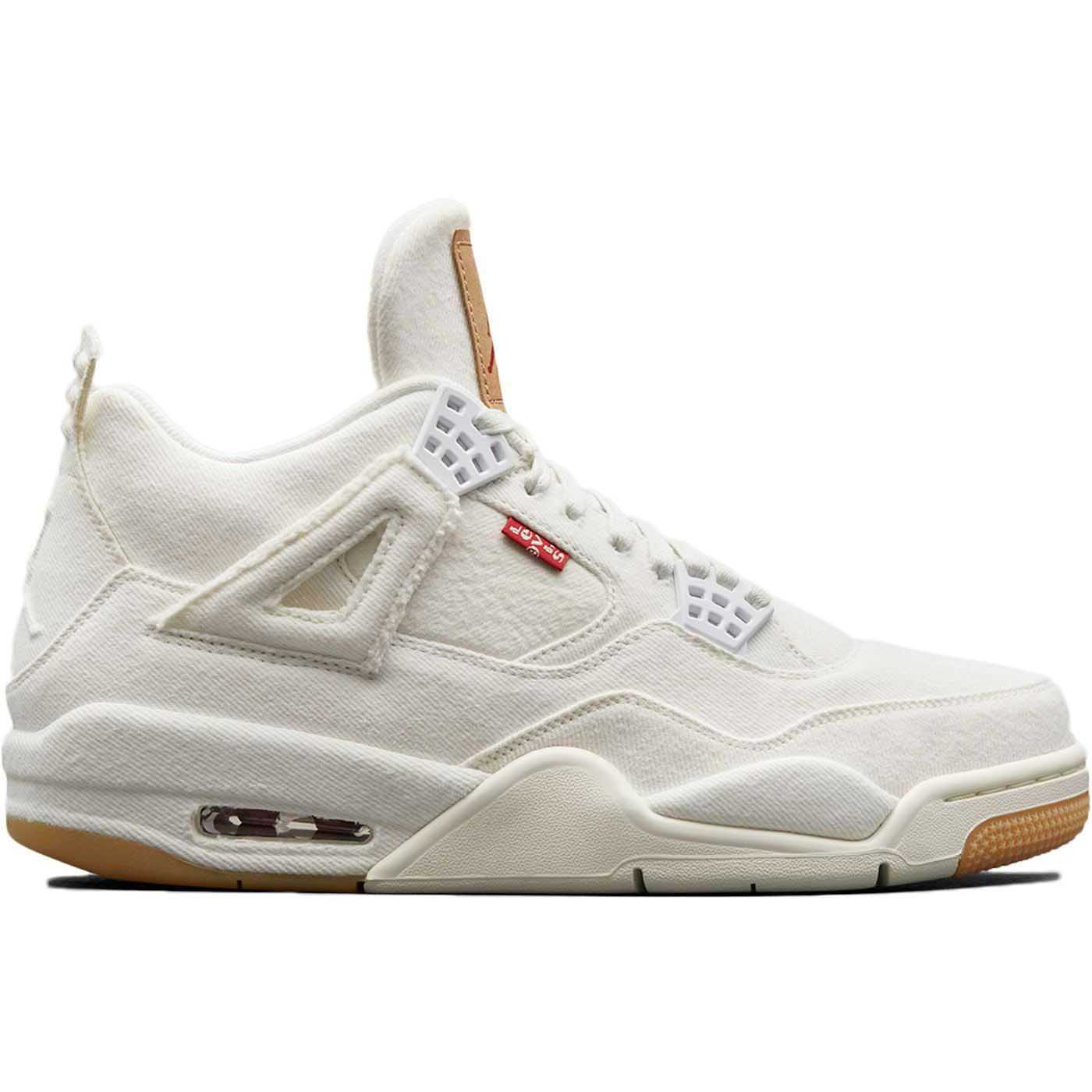 levis x nike air jordan 4 white