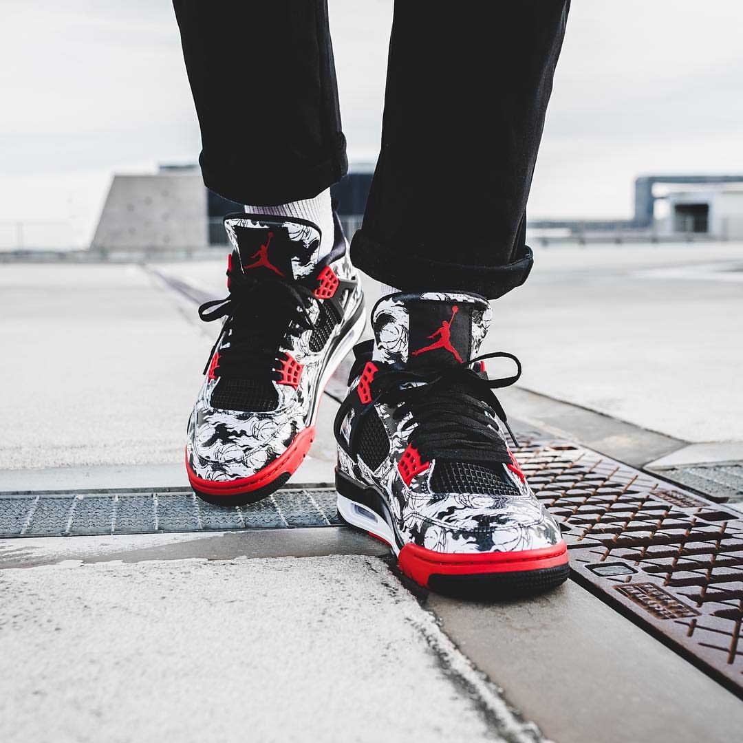 jordan retro 4 tattoo