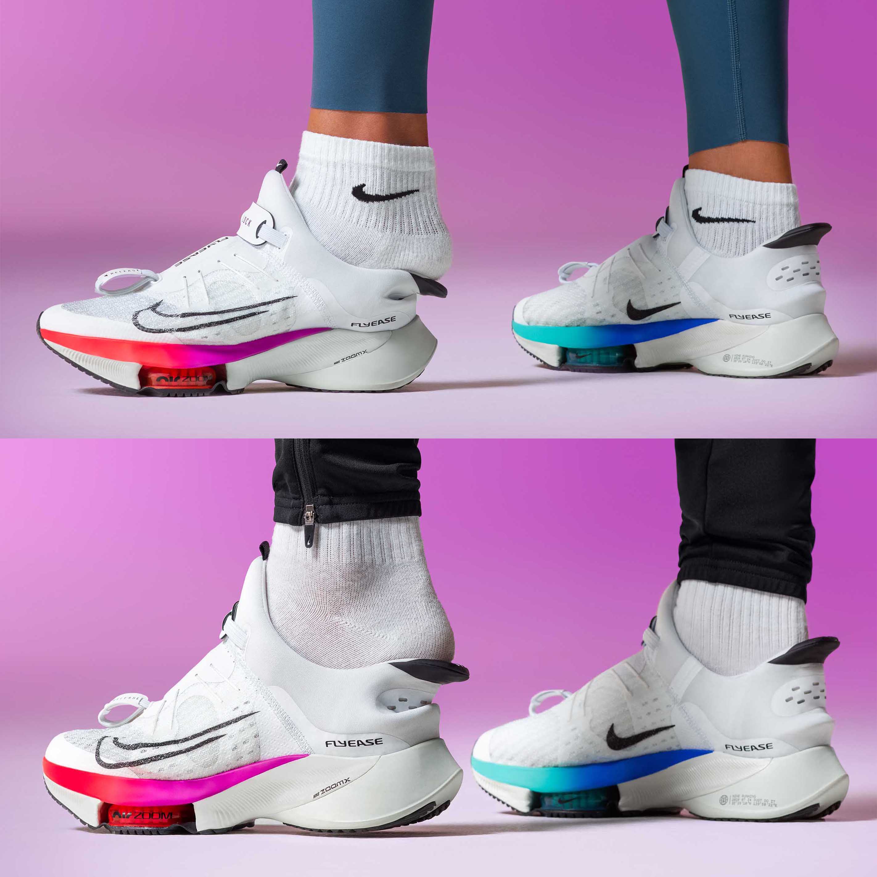 Nike Air Zoom Tempo NEXT% Flyease 'Black Volt' | Duyet Fashion