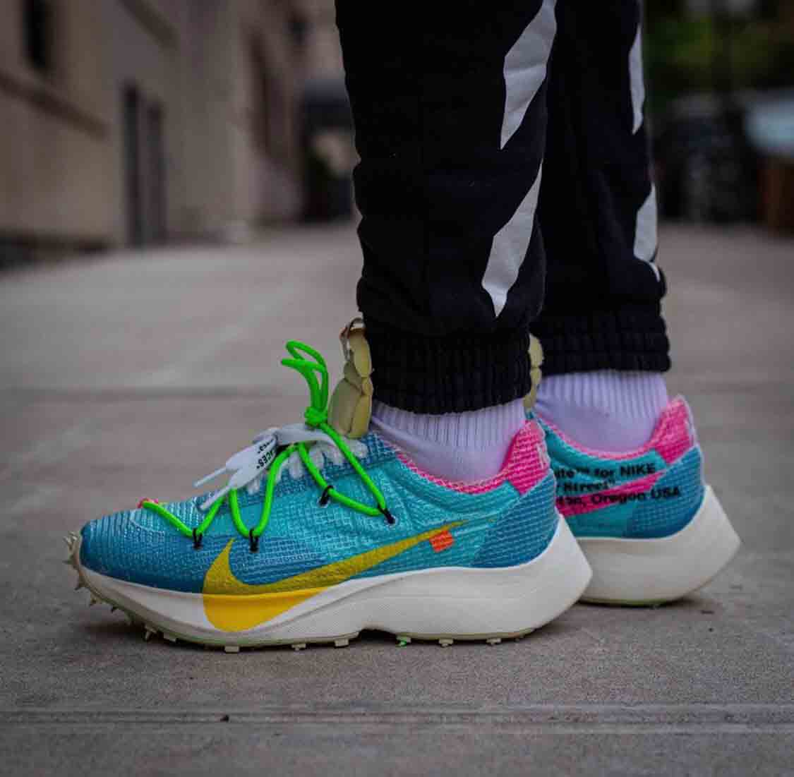 nike vapor street off white blue