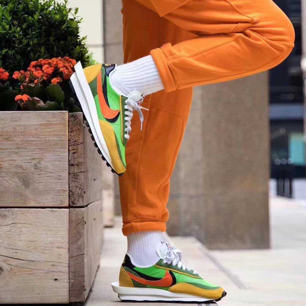 nike ld waffle sacai green gusto