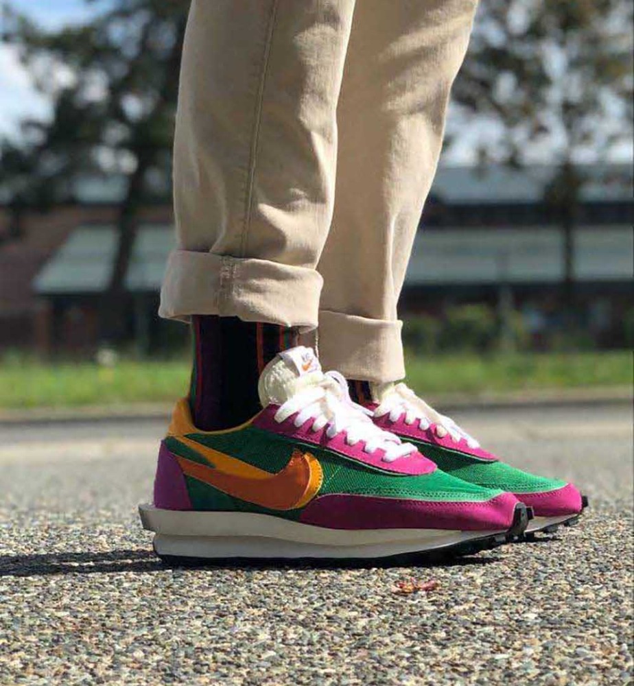 sacai x nike pine green