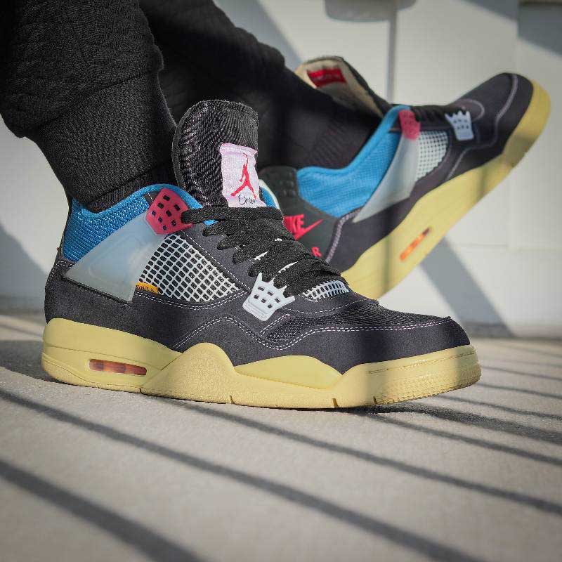 Union LA x Jordan 4 Retro 'Off Noir' | Duyet Fashion