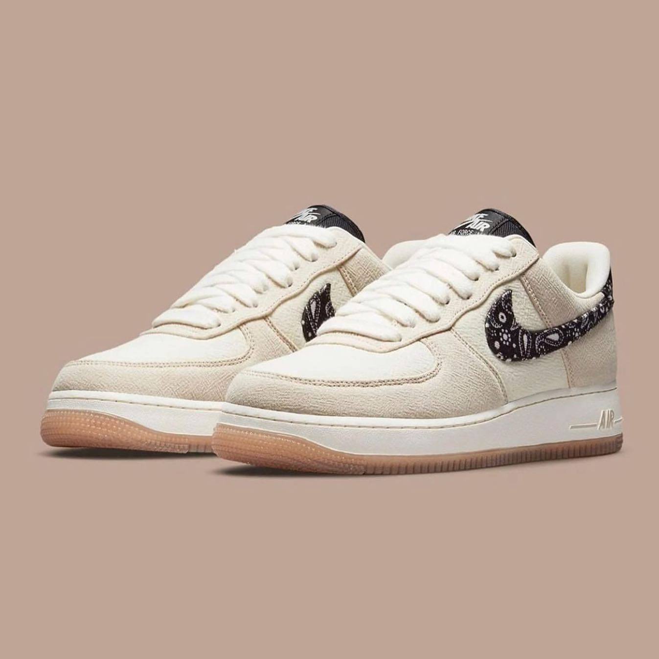 nike af1 paisley swoosh