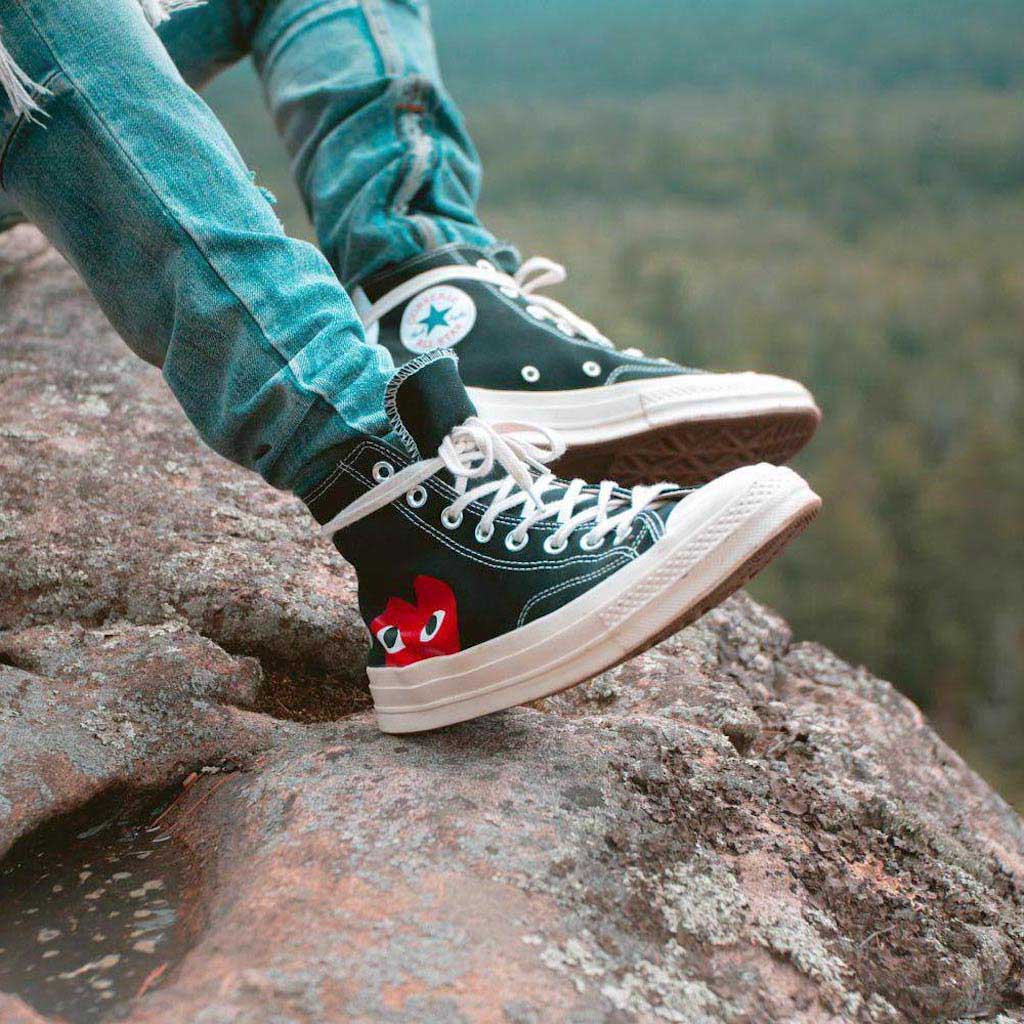 CDG x Converse Chuck 70 Hi 'Black' | Duyet Fashion CDG x Converse Chuck 70 Hi 'Black' | Duyet Fashion