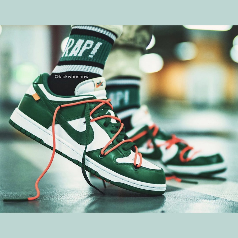pine green low dunks