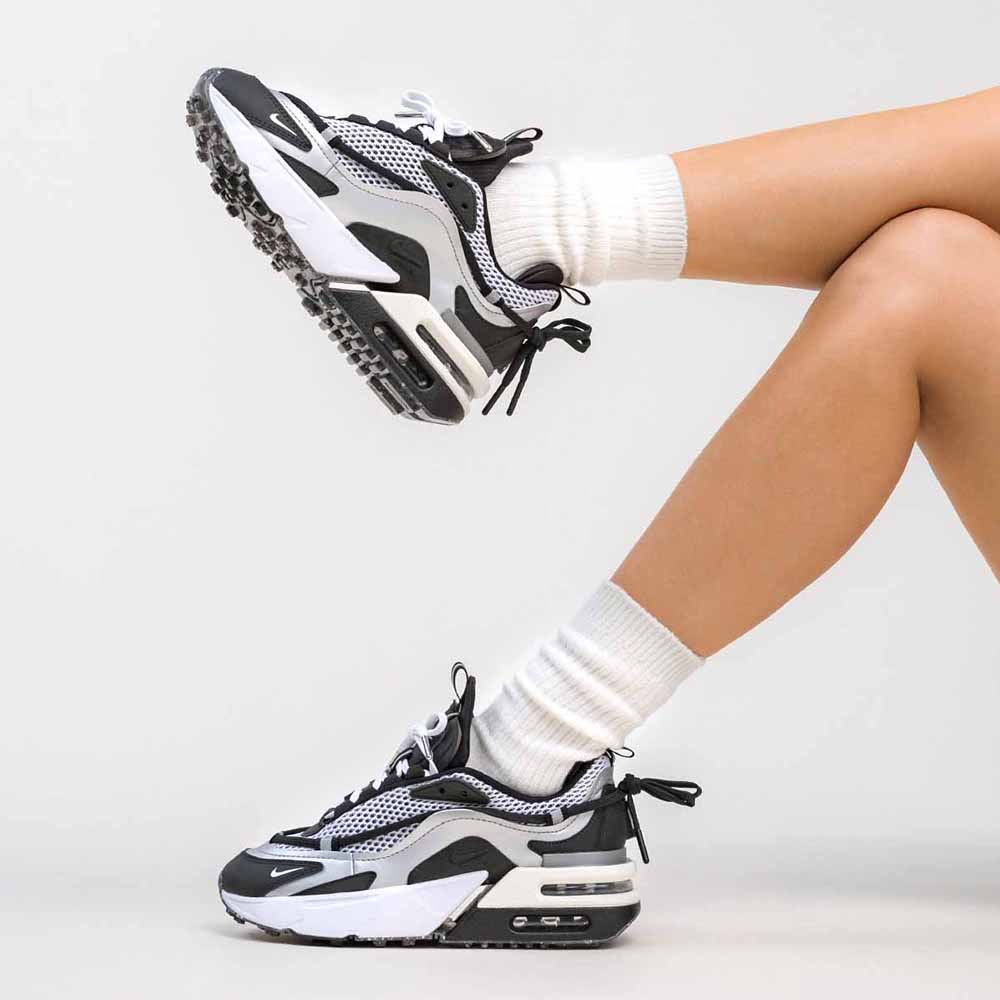 women's air max furyosa silver and black