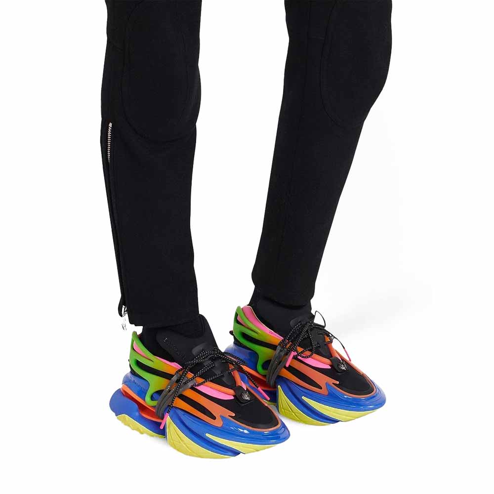 Giày Balmain neoprene and leather Unicorn low-top