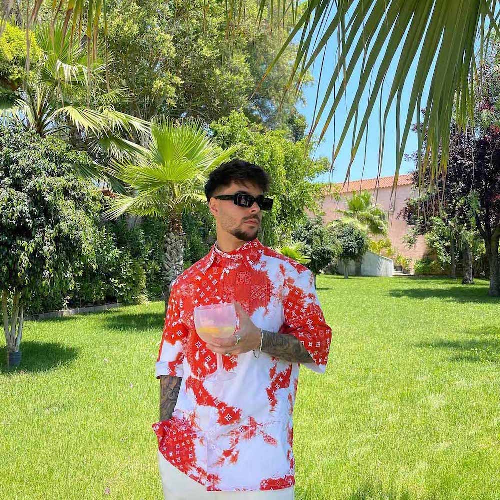 Sơ mi Louis Vuitton MONOGRAM BANDANA SHORT-SLEEVED SHIRT 