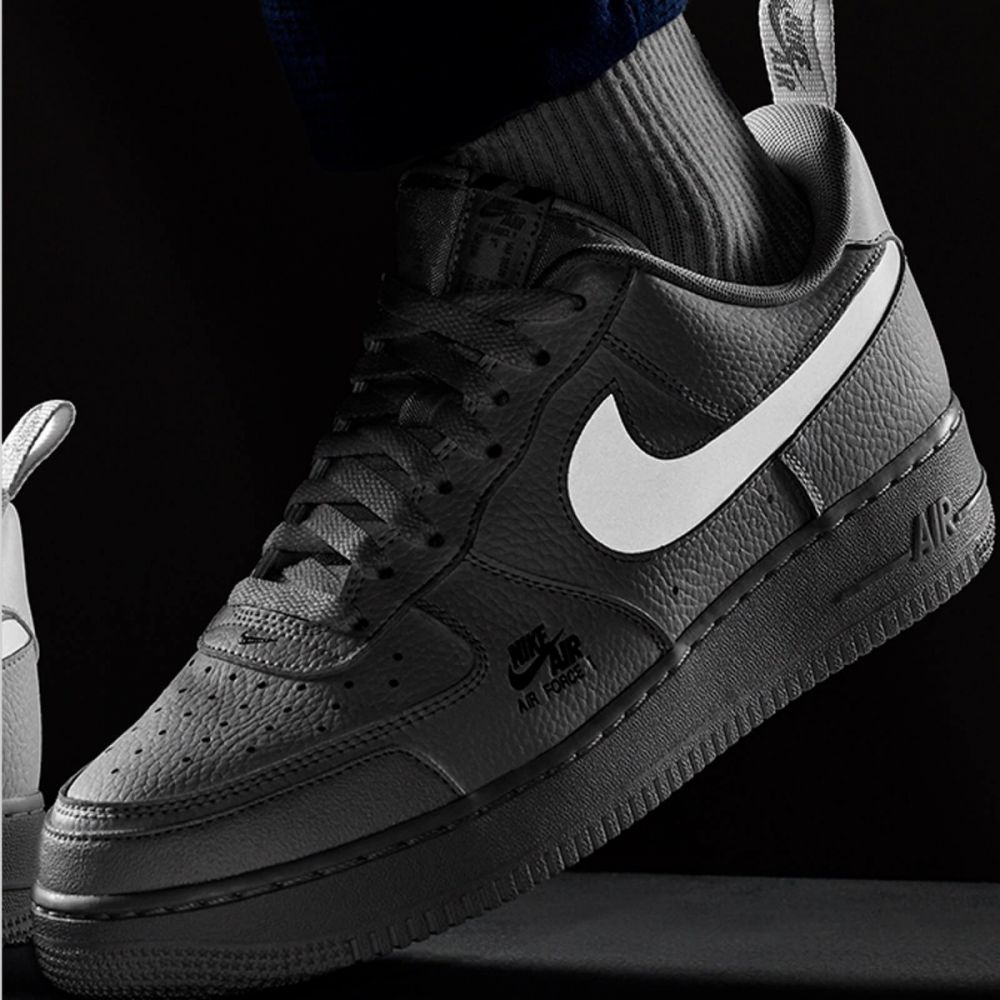 nike air force 1 with reflective swoosh