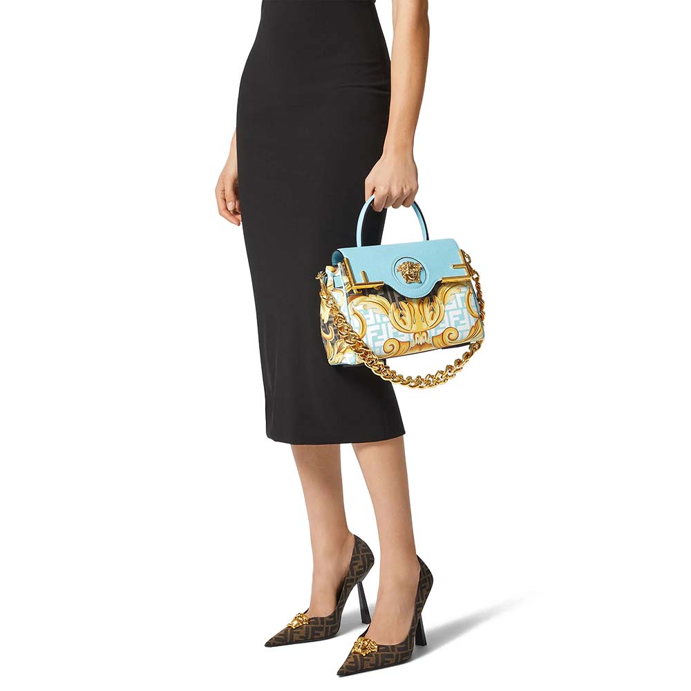 Versace x Fendi 'FENDACE LA MEDUSA MEDIUM HANDBAG' Duyet Fashion