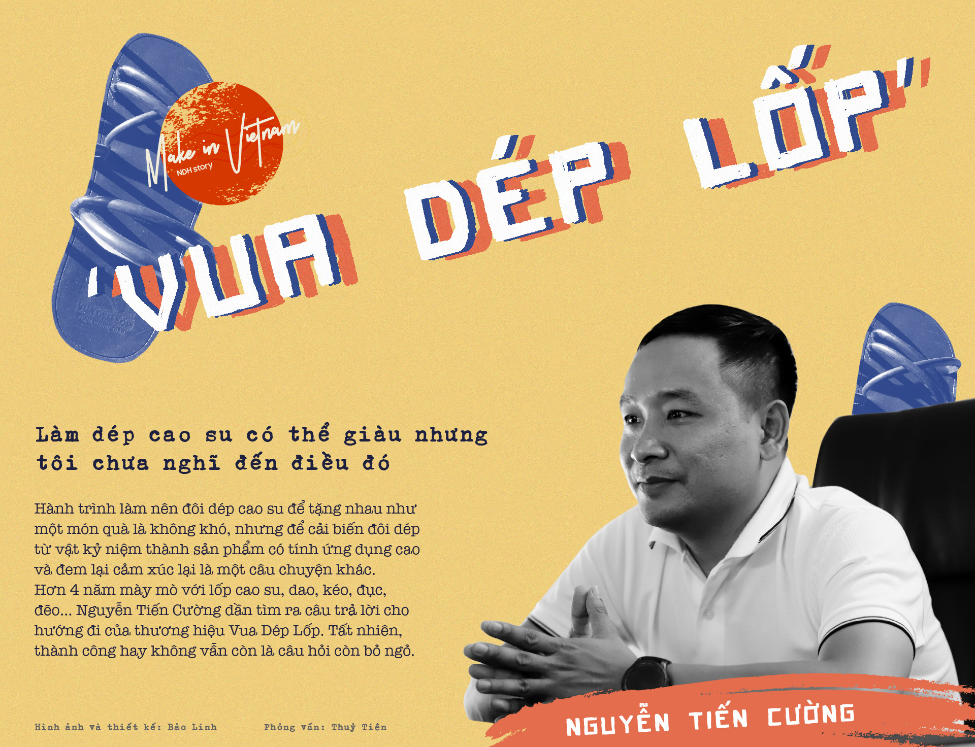 Cường phò mã hồi sinh dép cao su