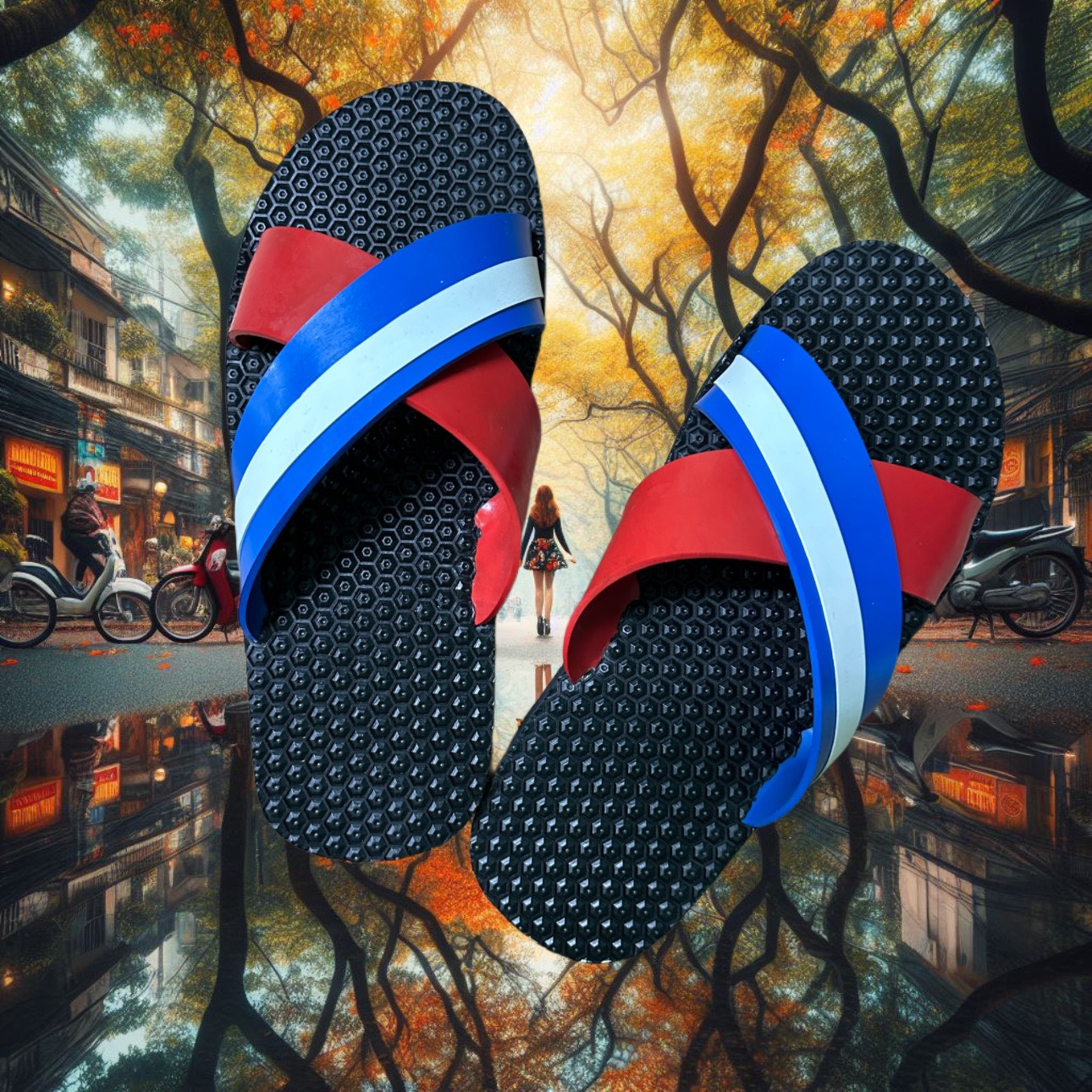 Dép cao su từ lịch sử bước vào thị trường Dép cao su từ lịch sử bước vào thị trường