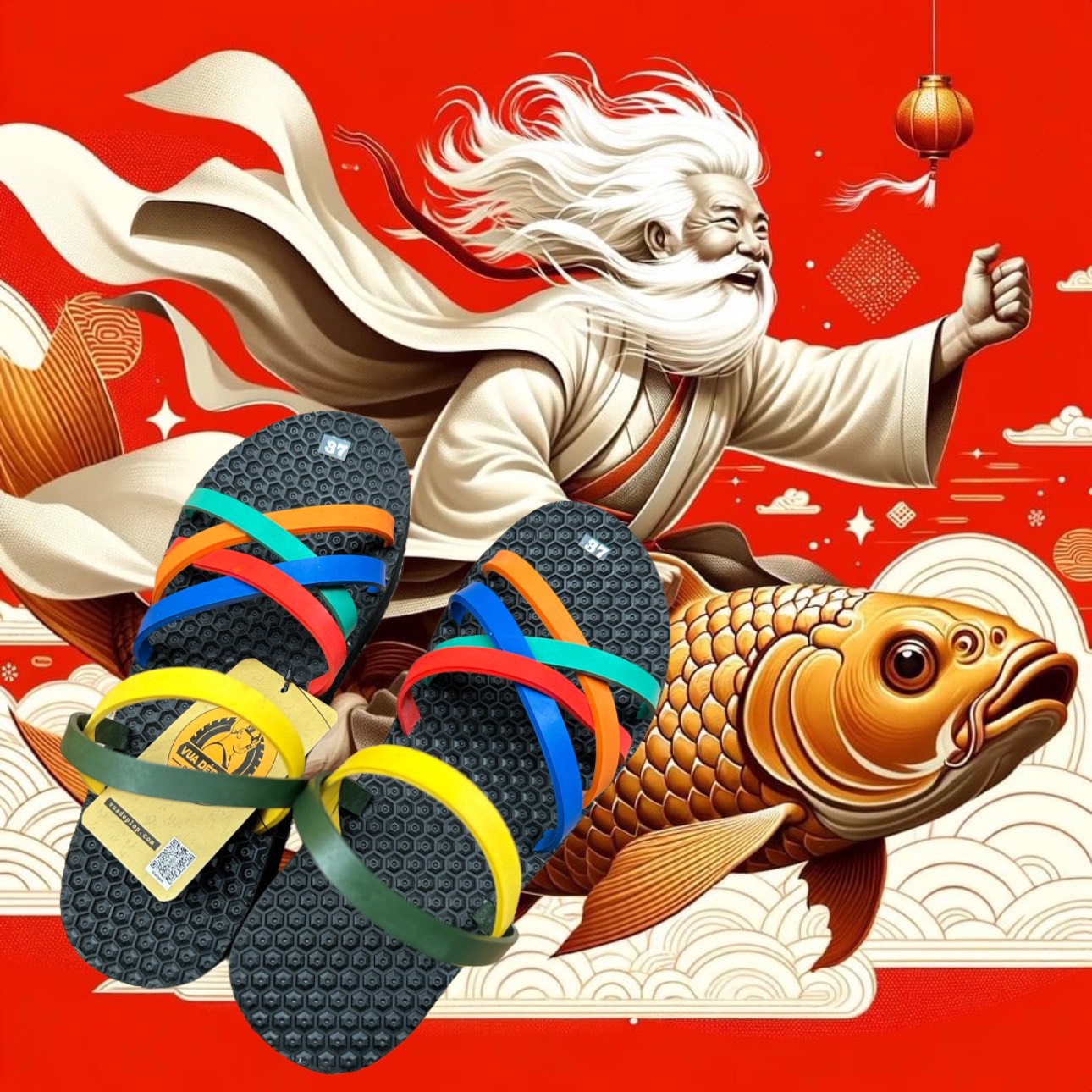 Dép cao-su Con Hổ vang bóng một thời Dép cao-su Con Hổ vang bóng một thời