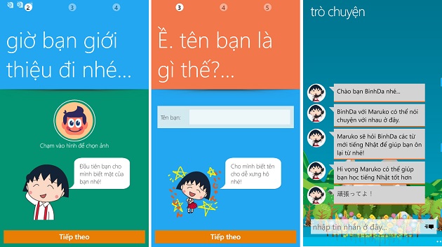 Học tiếng Nhật với ứng dụng trên Window Phone