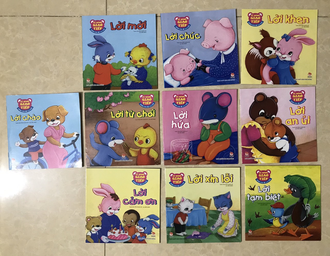 TN0170-BO	Kĩ năng giao tiếp dành cho bé 2-6 tuổi (bộ 10 cuốn)