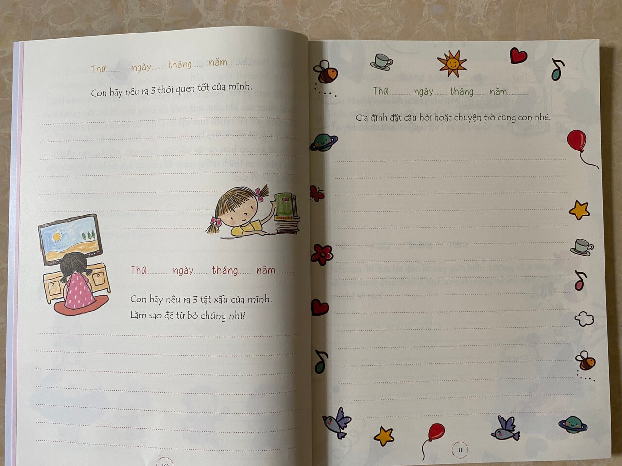 101 câu hỏi gợi ý giúp con viết ra suy nghĩ của mình