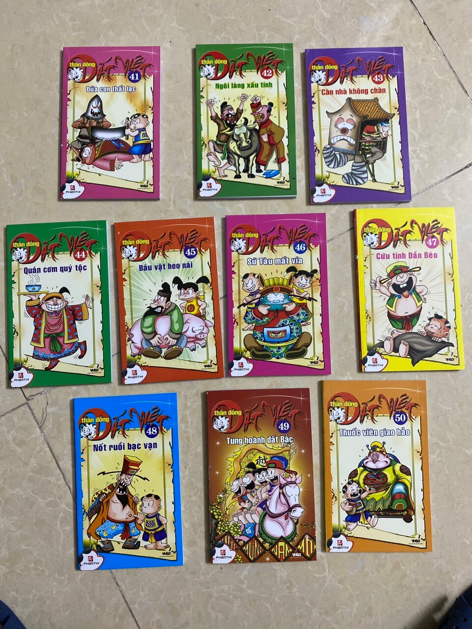 Combo 10 cuốn THẦN ĐỒNG ĐẤT VIỆT từ tập 41 đến tập 50
