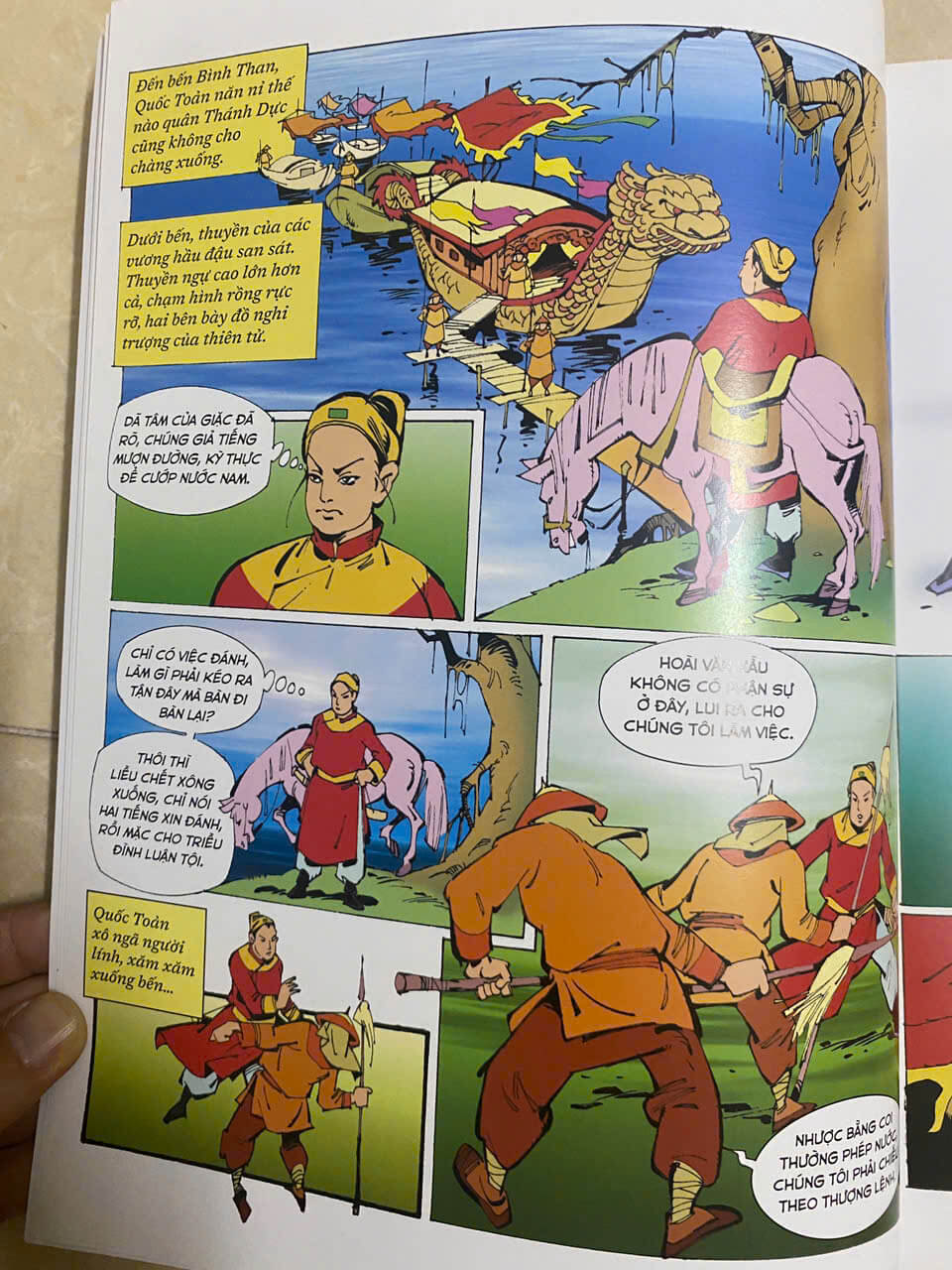 Truyện - Lá cờ thêu sáu chữ vàng (truyện tranh)