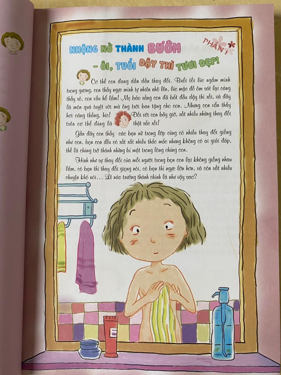 COMBO CẨM NANG BÉ GÁI TUỔI DẬY THÌ (2 QUYỂN)