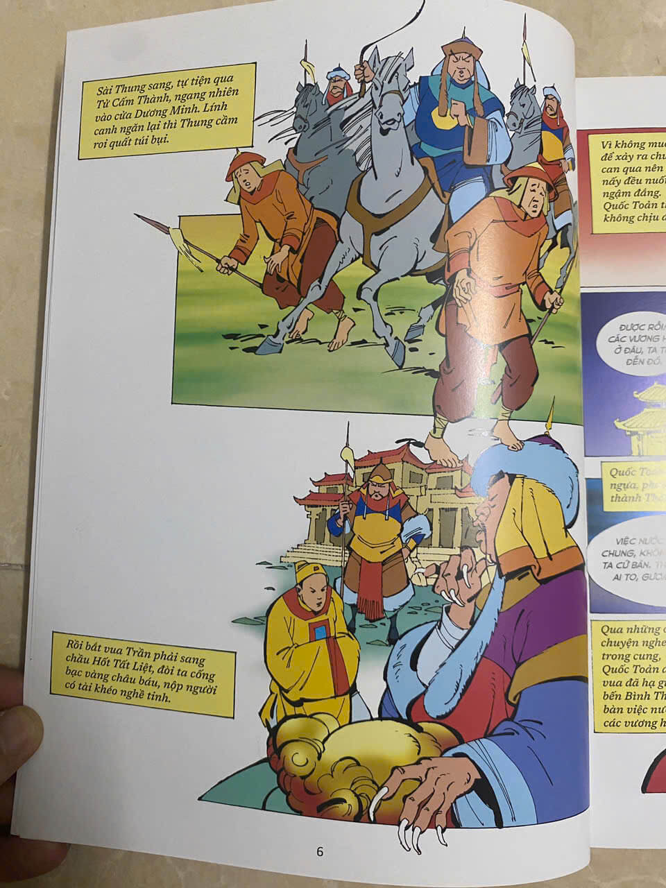 Truyện - Lá cờ thêu sáu chữ vàng (truyện tranh)