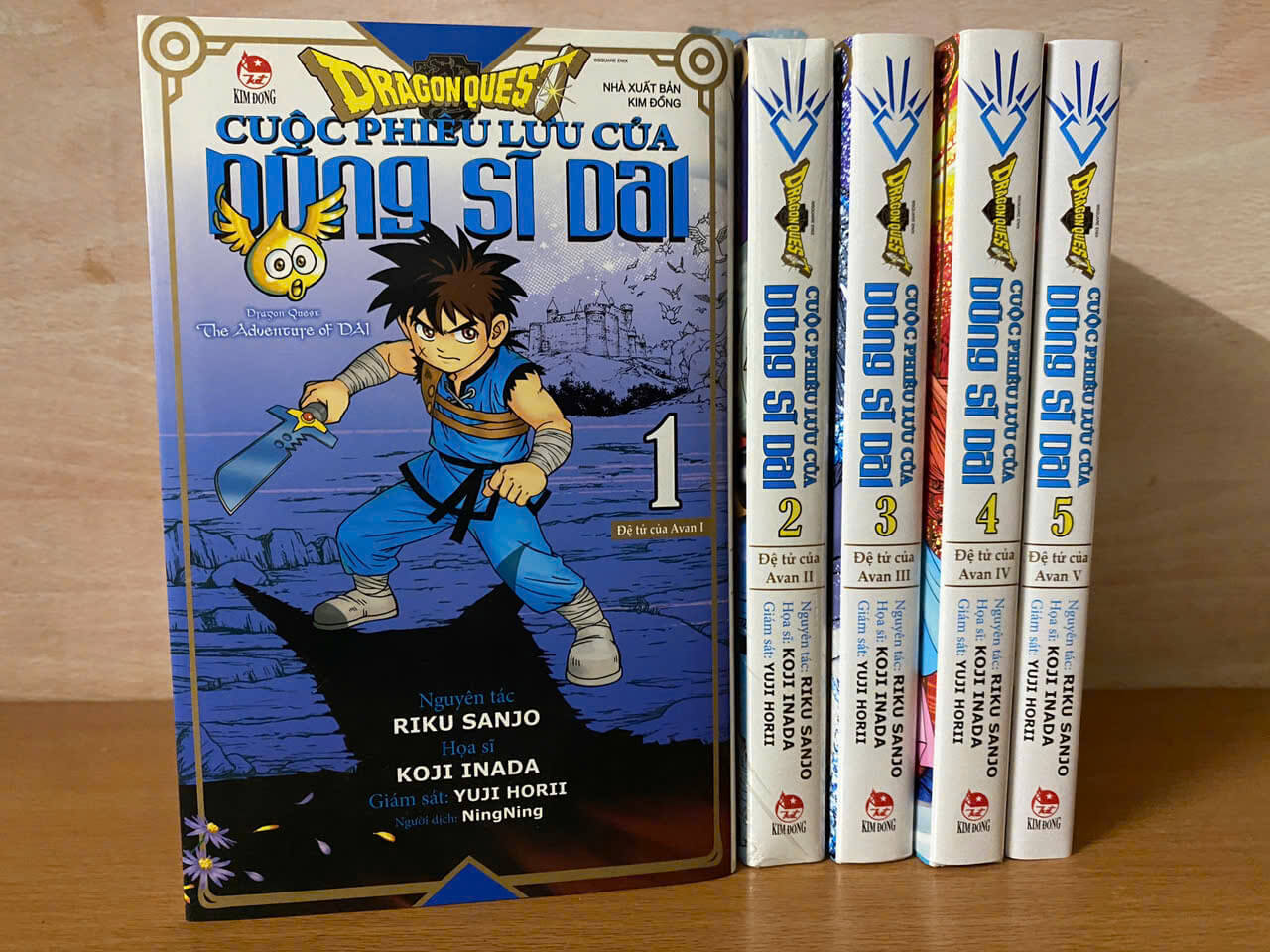 Combo 5 cuốn dũng sĩ Dai tập 1-5