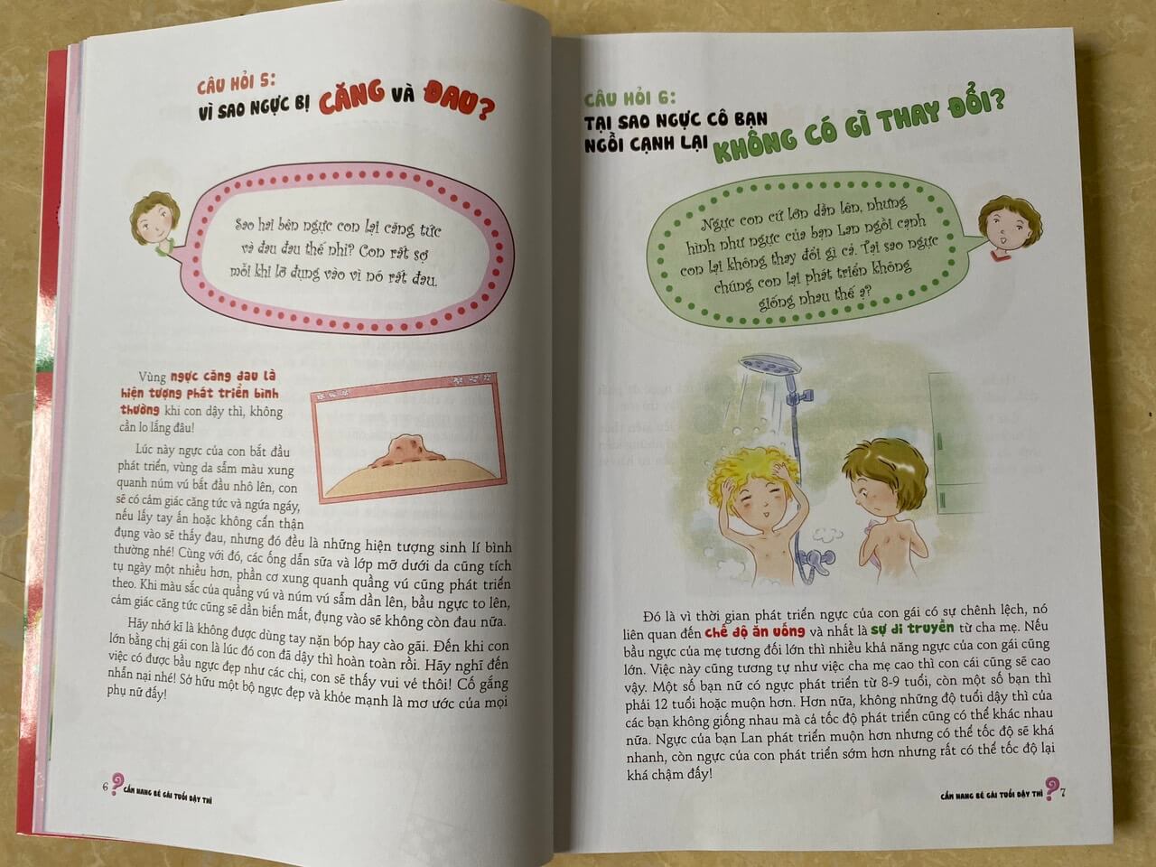 COMBO CẨM NANG BÉ GÁI TUỔI DẬY THÌ (2 QUYỂN)