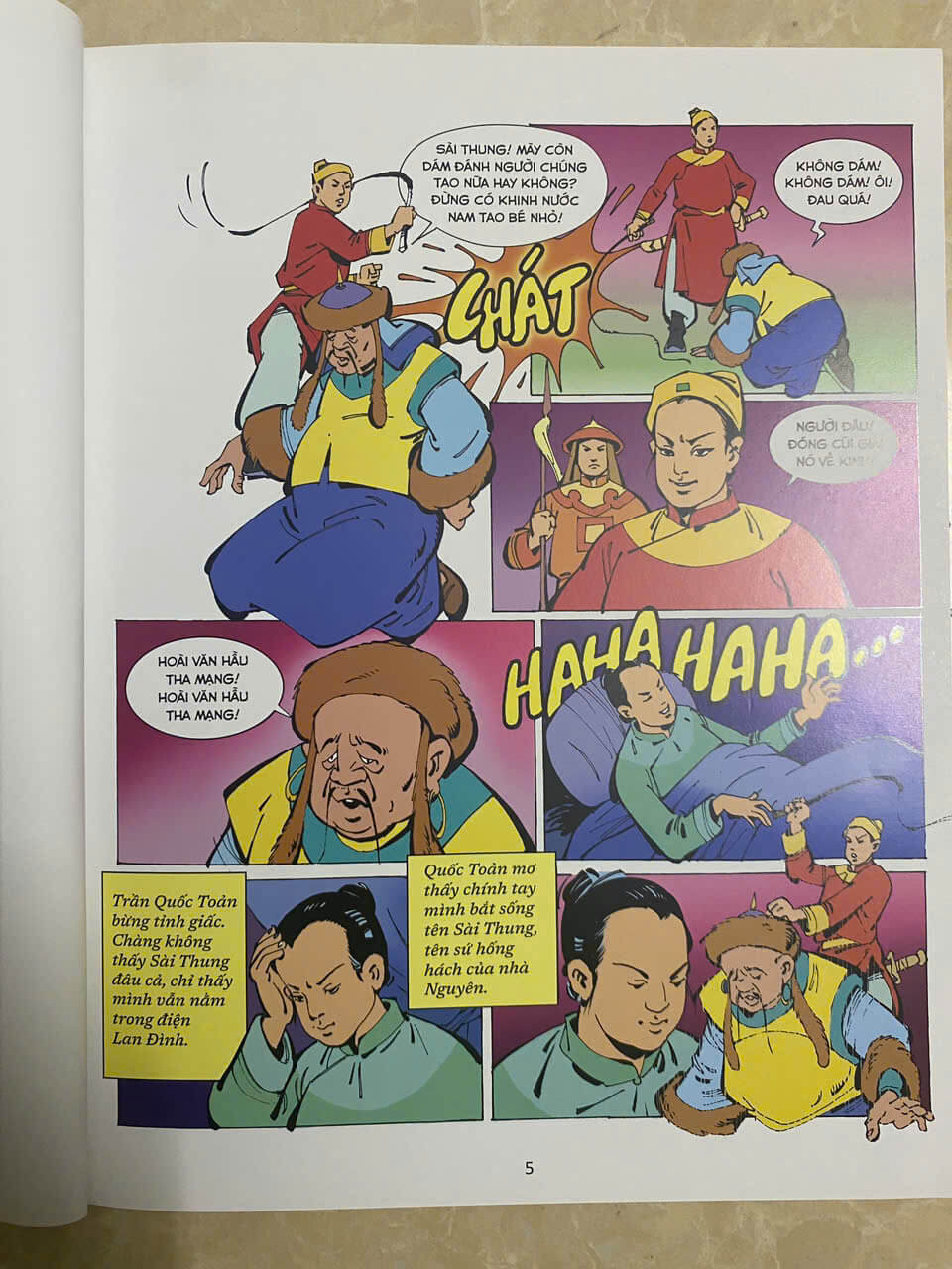 Truyện - Lá cờ thêu sáu chữ vàng (truyện tranh)