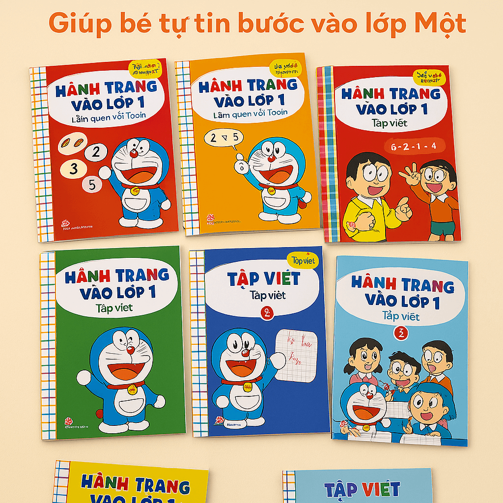 Combo 6 cuốn hành trang vào lớp 1