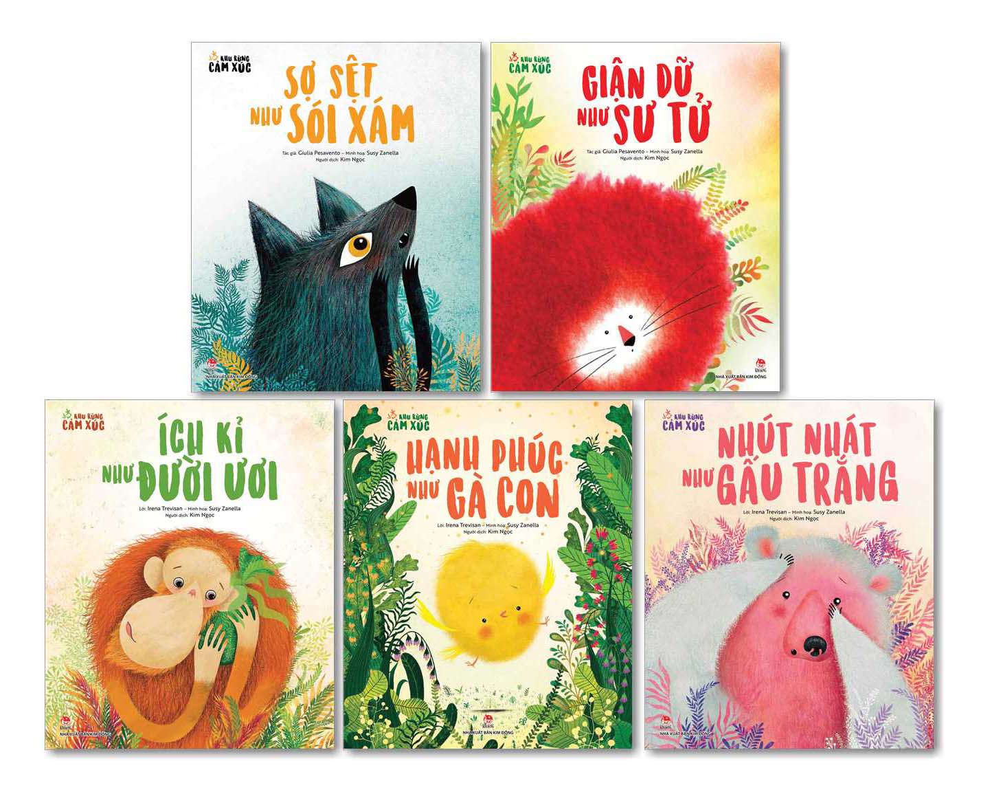 Combo 05 cuốn Khu Rừng Cảm Xúc