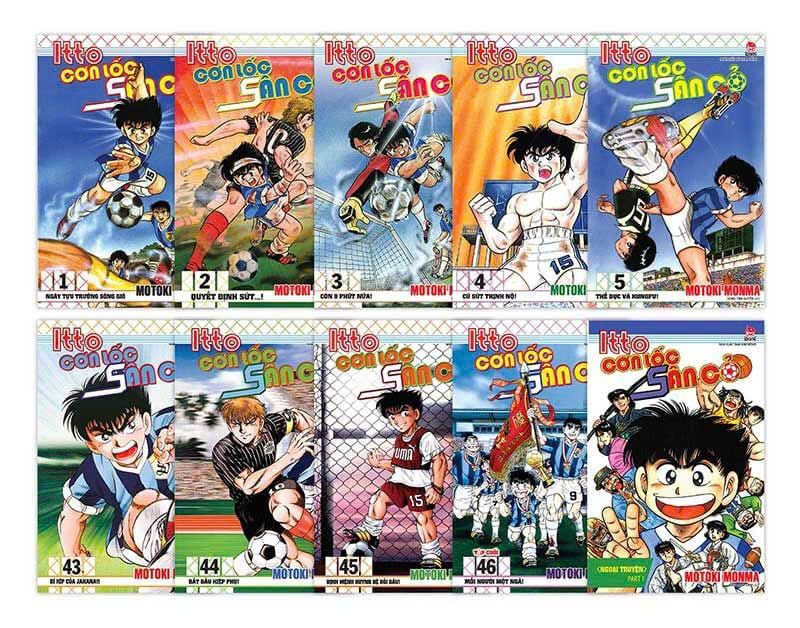 sách Combo Itto - Cơn lốc sân cỏ 47 tập