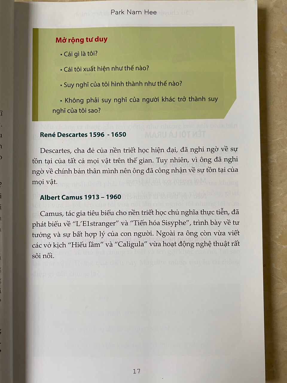 Câu chuyện triết học - hỏi trái tim mình