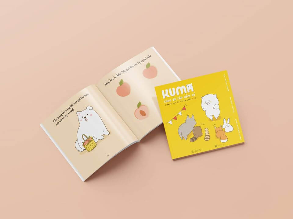 Set Ehon Kuma cùng bé học toán - bộ