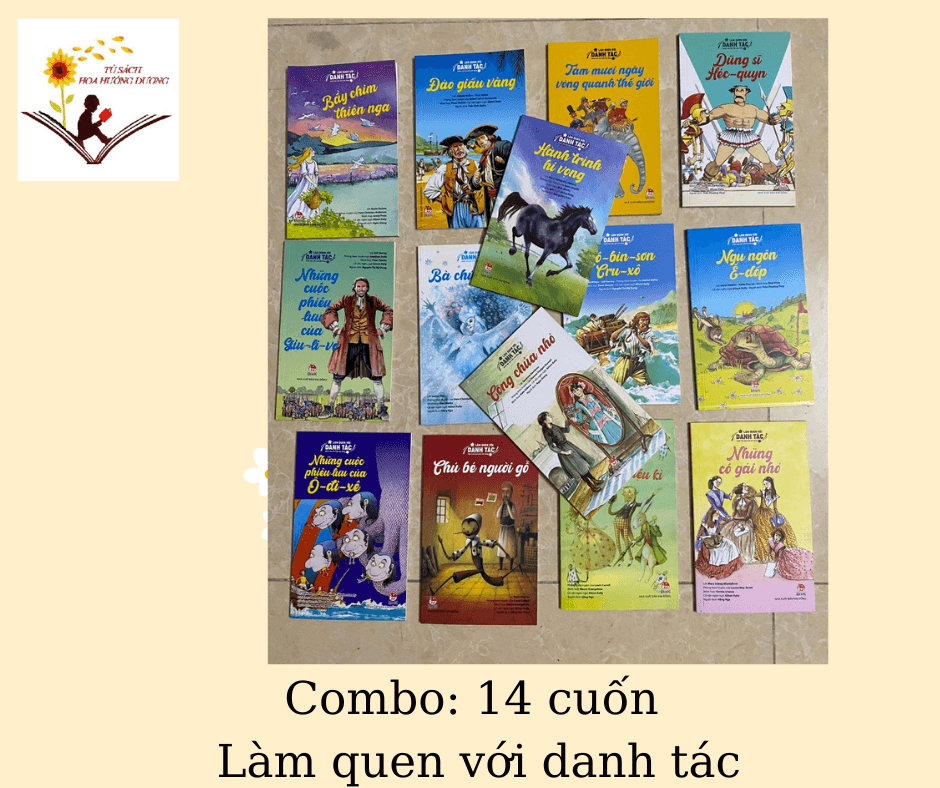 Combo 14 cuốn: làm quen với danh tác