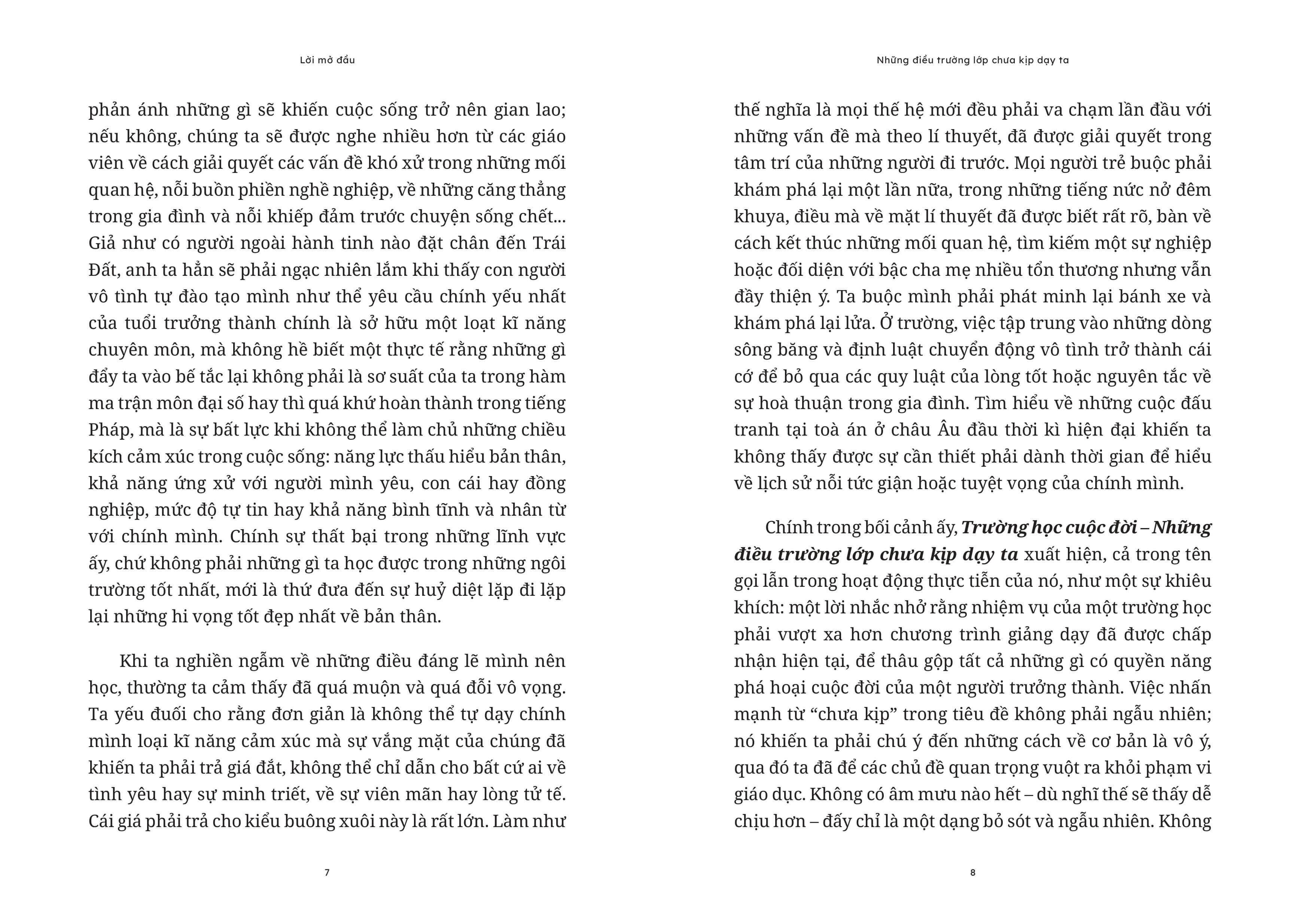 Trường học cuộc đời - Những điều trường lớp chưa kịp dạy ta