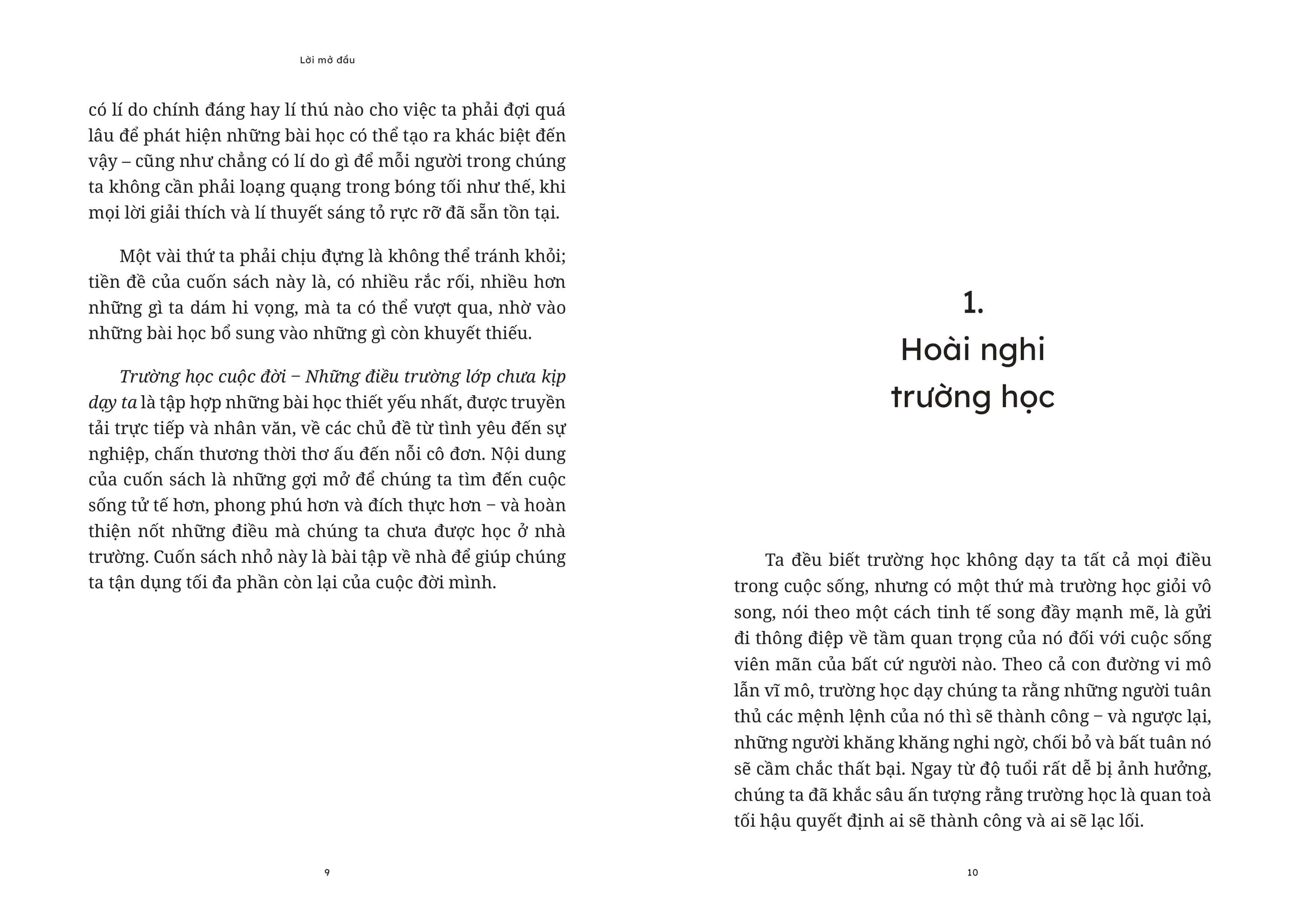 Trường học cuộc đời - Những điều trường lớp chưa kịp dạy ta