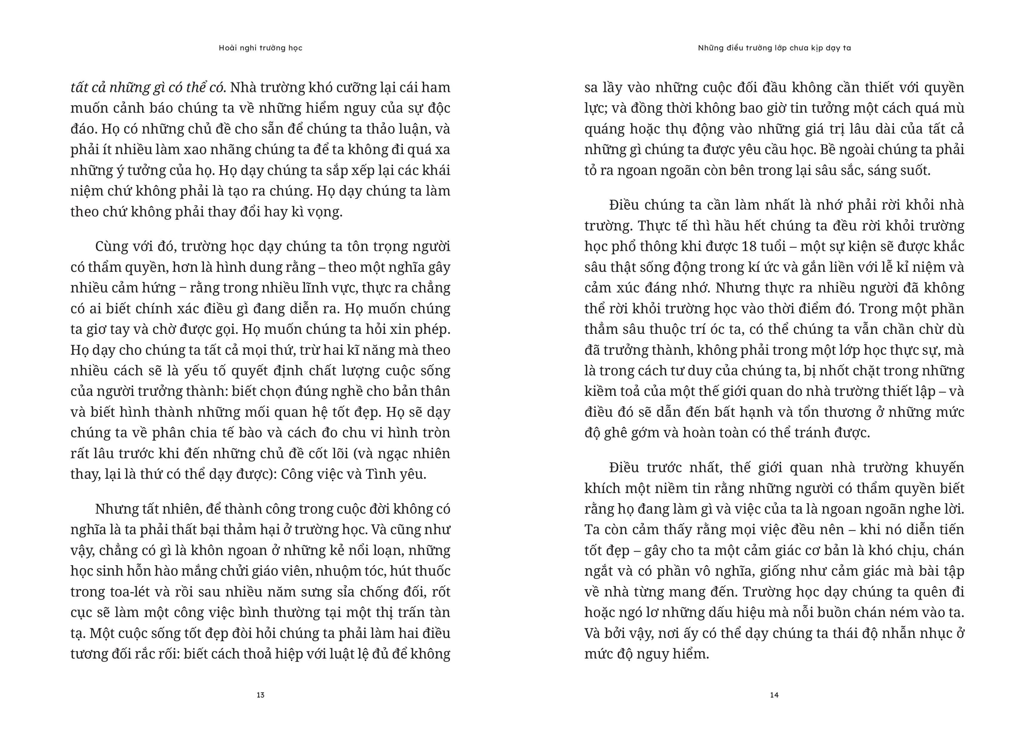 Trường học cuộc đời - Những điều trường lớp chưa kịp dạy ta