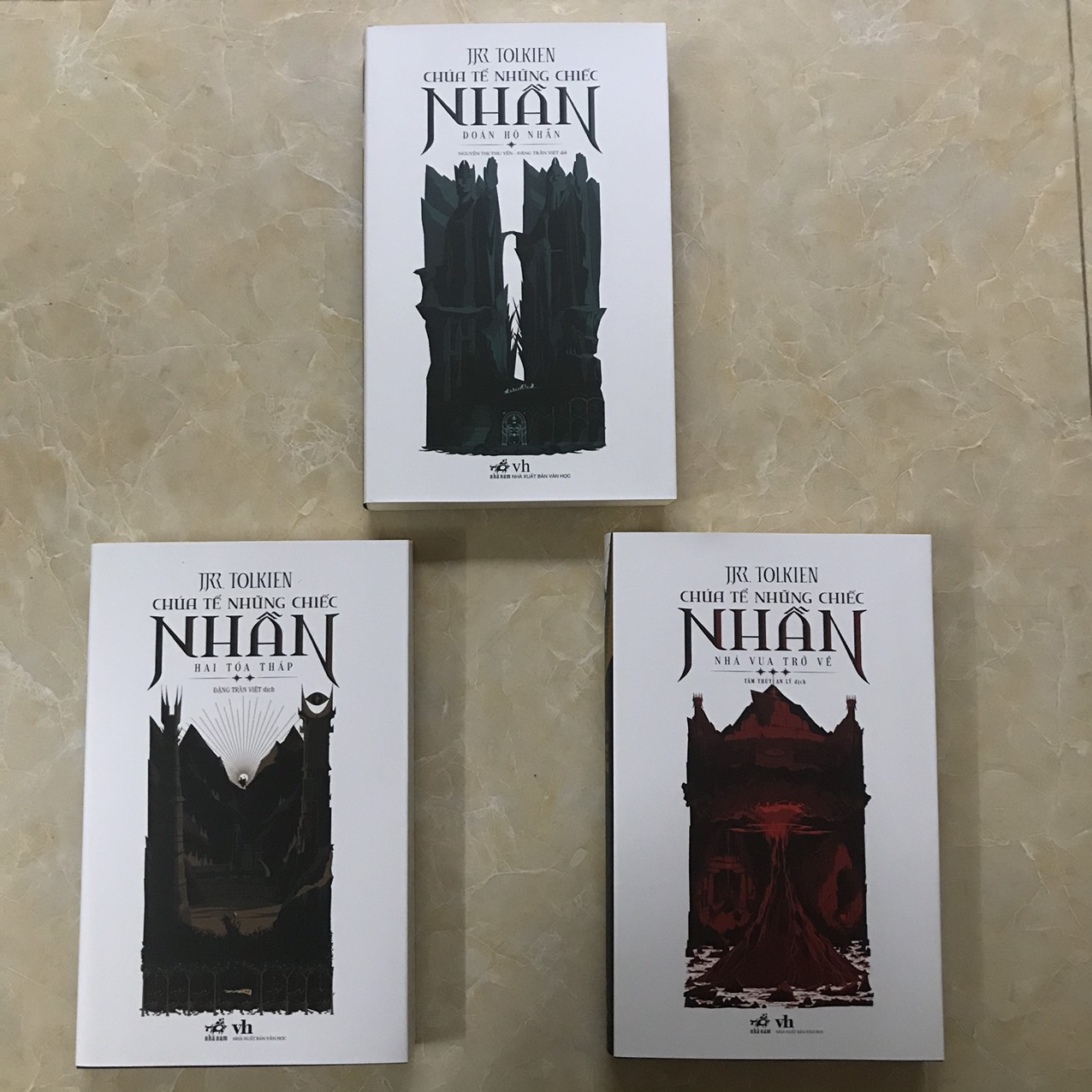 Combo 03 cuốn: chúa tể những chiếc nhẫn