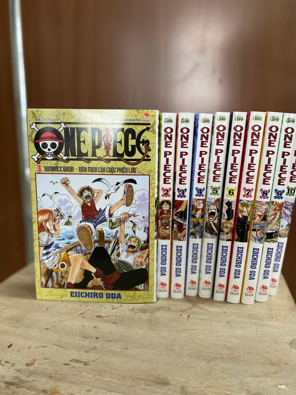 Combo 10 cuốn ONE PIECE - tập 01 - tập 10