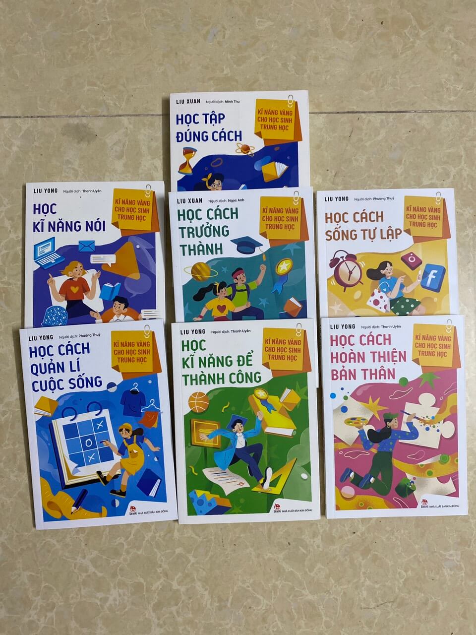 Combo 07 cuốn: Kĩ năng vàng cho học sinh trung học