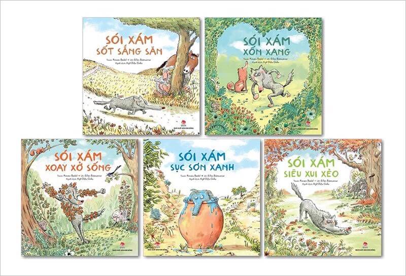 Combo 05 cuốn Sói Xám