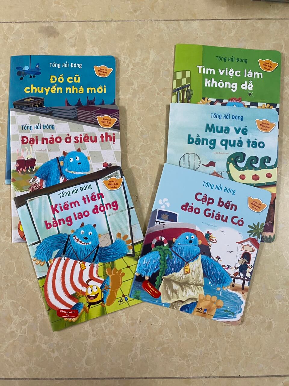 Combo 06 cuốn QUẢN TRỊ TIỀN BẠC TỪ NHỎ: