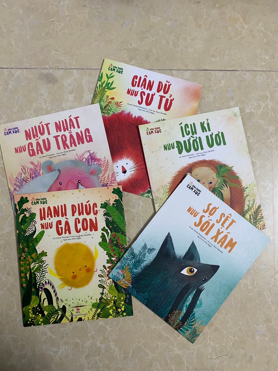 Combo 05 cuốn: khu rừng cảm xúc