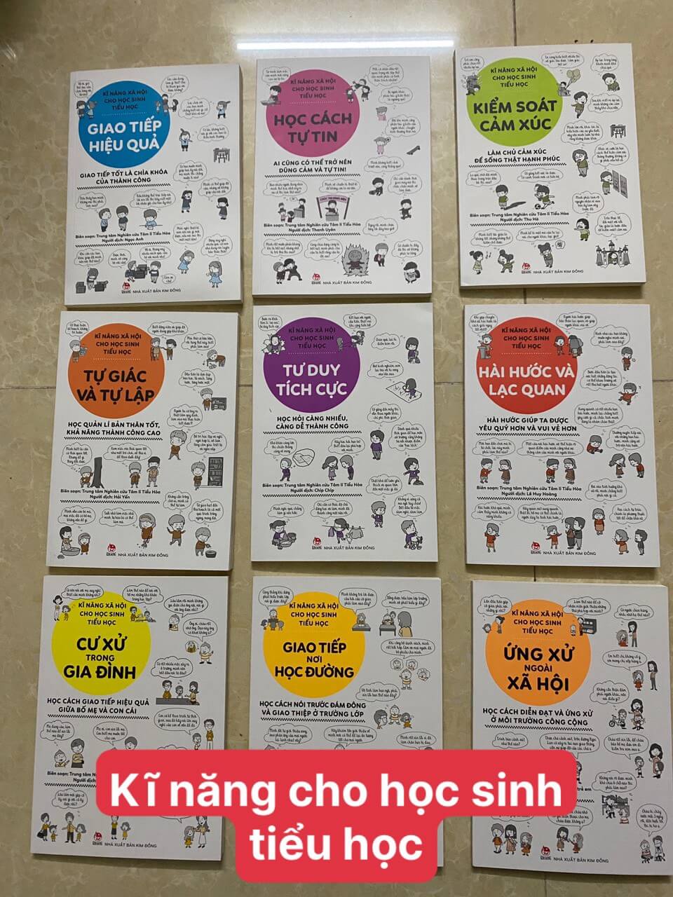 Combo Kĩ Năng Xã Hội Cho Học Sinh Tiểu Học (9 Cuốn)