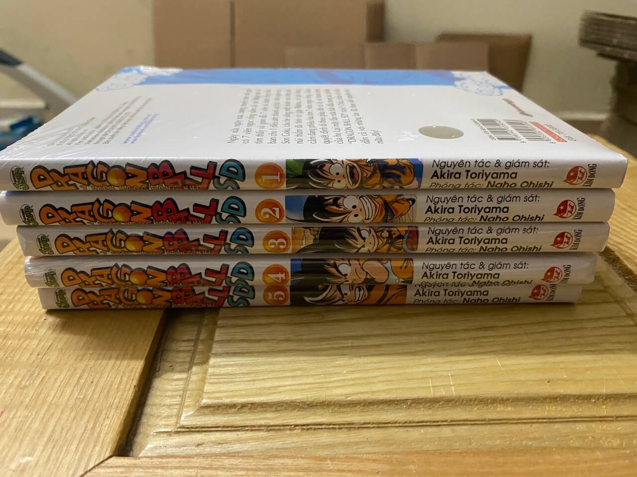 Combo 05 Cuốn: Dragon ball SD - 7 viên ngọc rồng nhí tập 1- tập 5