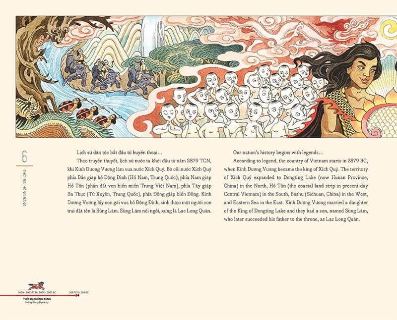 Lược sử nước Việt bằng tranh - song ngữ