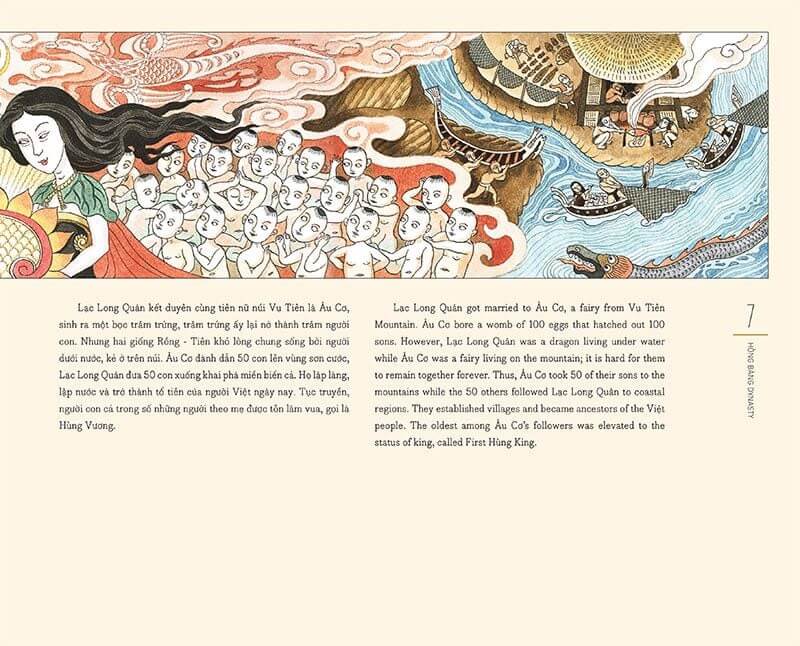 Lược sử nước Việt bằng tranh - song ngữ