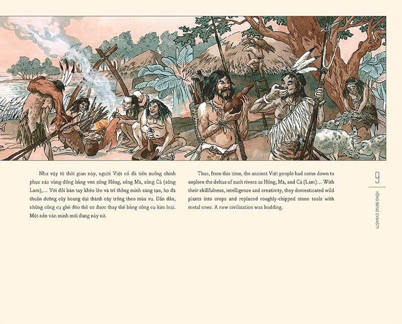Lược sử nước Việt bằng tranh - song ngữ
