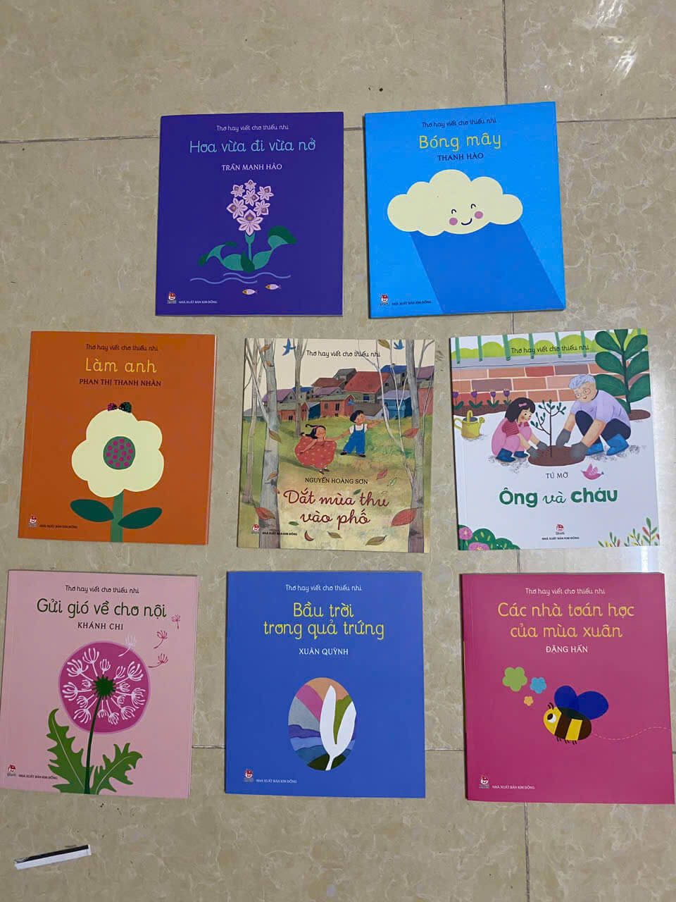 Combo 8 cuốn những bài thơ hay viết cho thiếu nhi